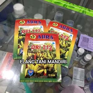 Benih Bibit Cabai Rawit Ori 212, VIDEO PANEN Tipe Panen Melimpah (Tahan Penyakit Virus dan Perawatan Mudah) Kadaluarsa 2027 Terbaru - Benih Cap Aura Seed