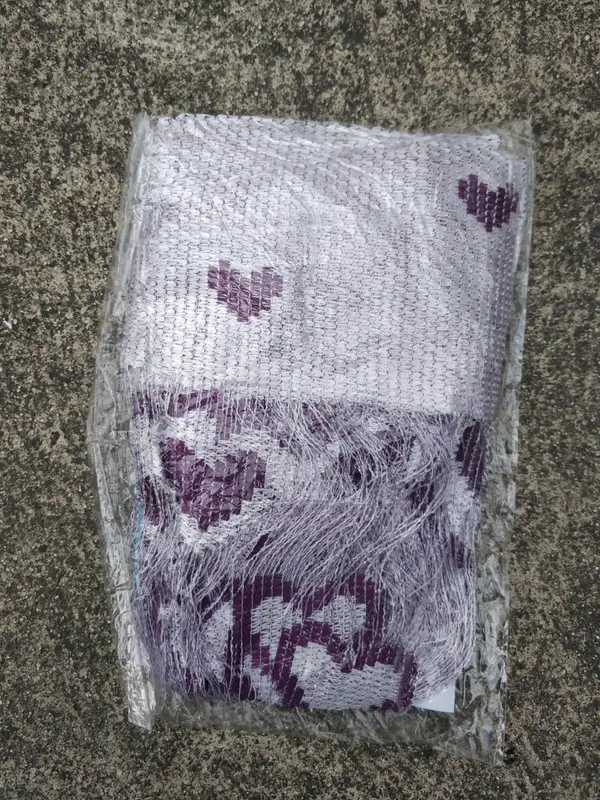 Tirai Transparan Motif Love / Tirai Jendela / Tirai Pemisah Ruangan 5