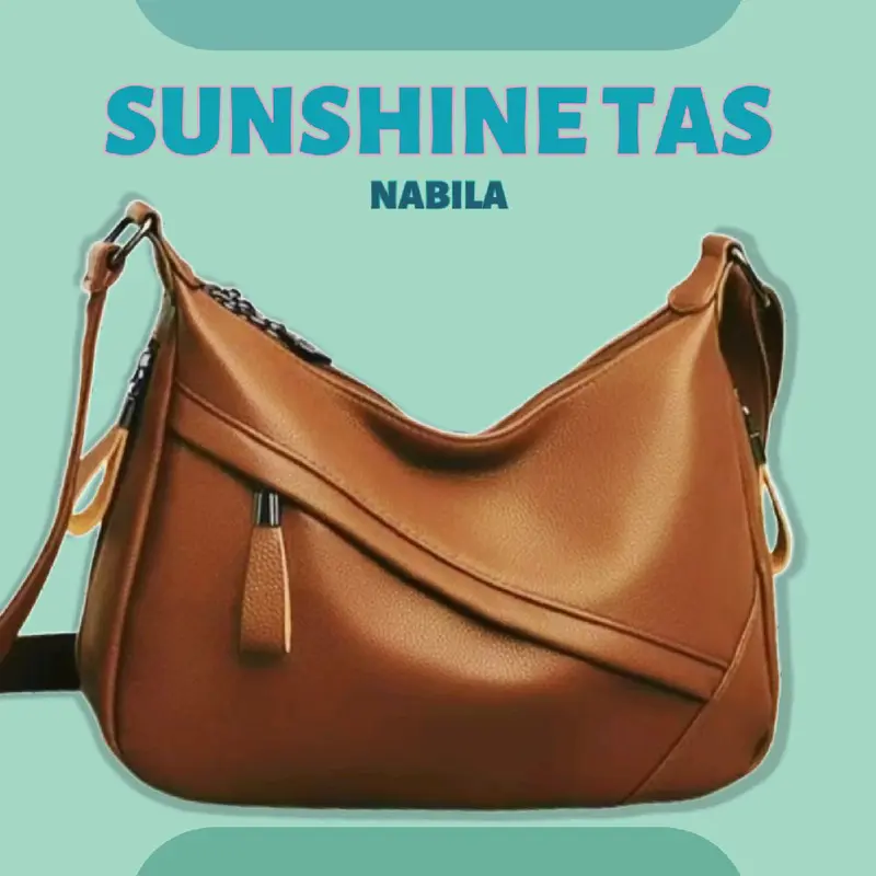 SUNSHINE TAS - NABILA Tas Selempang Kulit Fashion Wanita Elegant 2