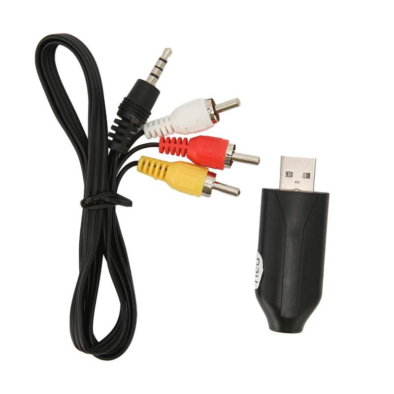 Tương thích Đa chức năng Bộ chuyển đổi quay video RCA Giao diện USB Cắm là chạy…