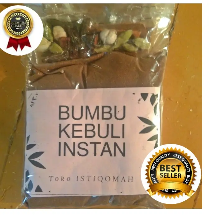 Jsnid Bumbu Nasi Kebuli Khas Arab Paket Hemat Tx768Obral halal Refill Pouch bawang putih