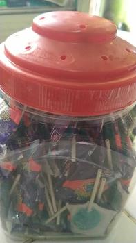 Product Review of Permen Pendekar biru Toples @100 pcs Candy Food Snacks Makanan from P**e M**a 0