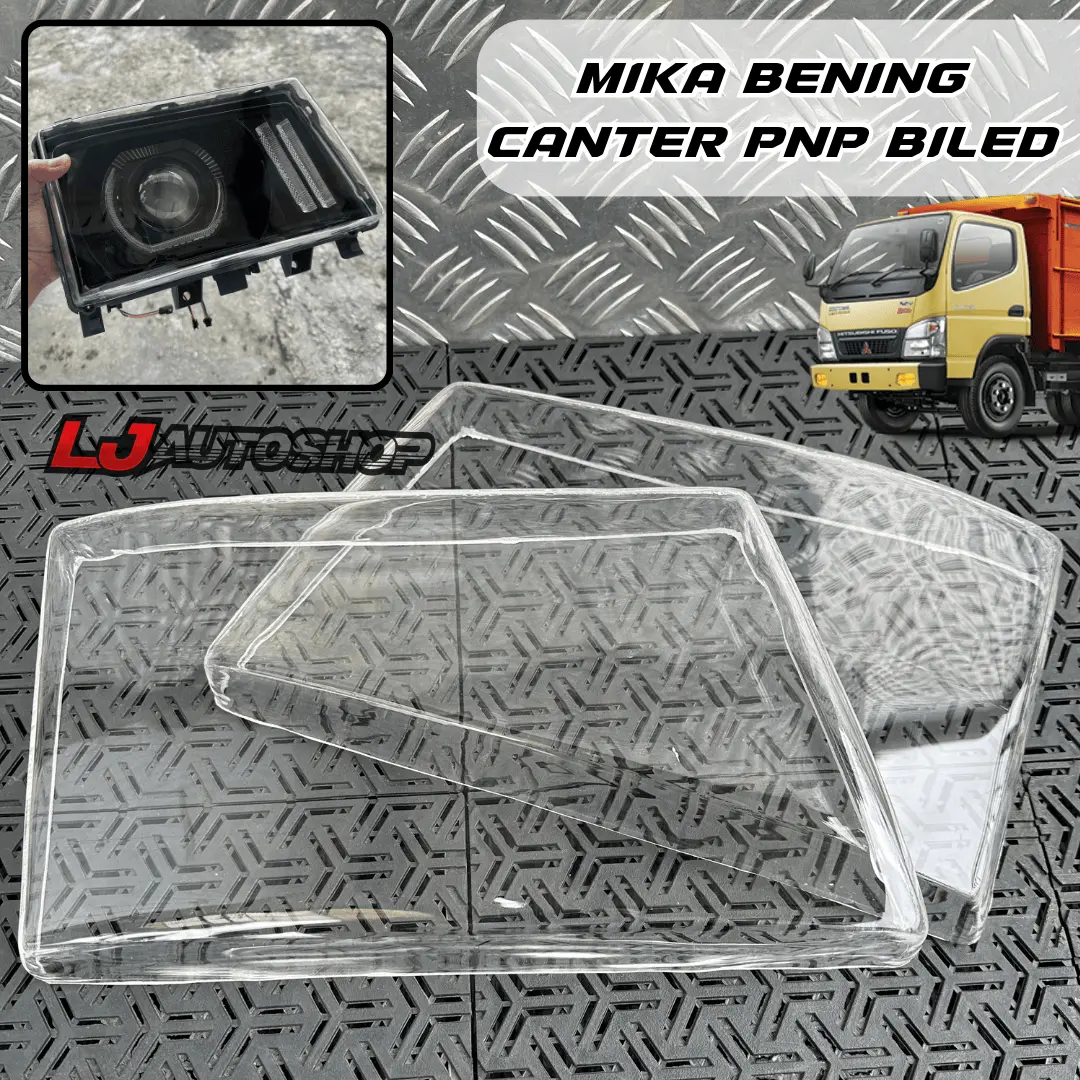MIKA HEADLAMP CANTER BENING PNP BILED BAHAN TEBAL
