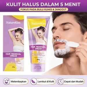 Penghilang Bulu Permanen Cowok, Penghilang Kumis Jenggot Permanen, Krim Perontok Jenggot Tanpa Sakit, Cocok Cowok Semua Usia obat penghilang bulu kumis dan jenggot