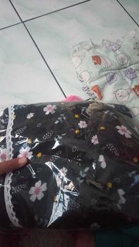 Product Review of AFD | Mukena Daily Super Jumbo Rayon Motif BB maksimal 150 TB 180 Super Adem Free Tas Cantik from A**A 0