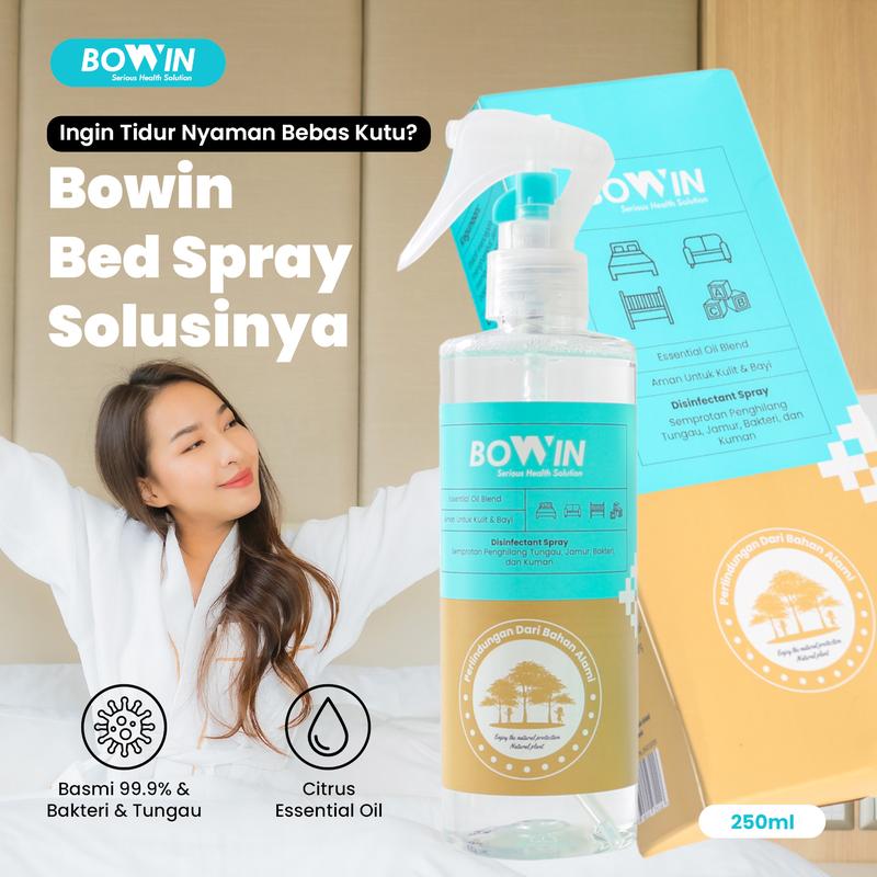 Bowin Bed & Line Spray Anti Tungau & Kutu Kasur 1