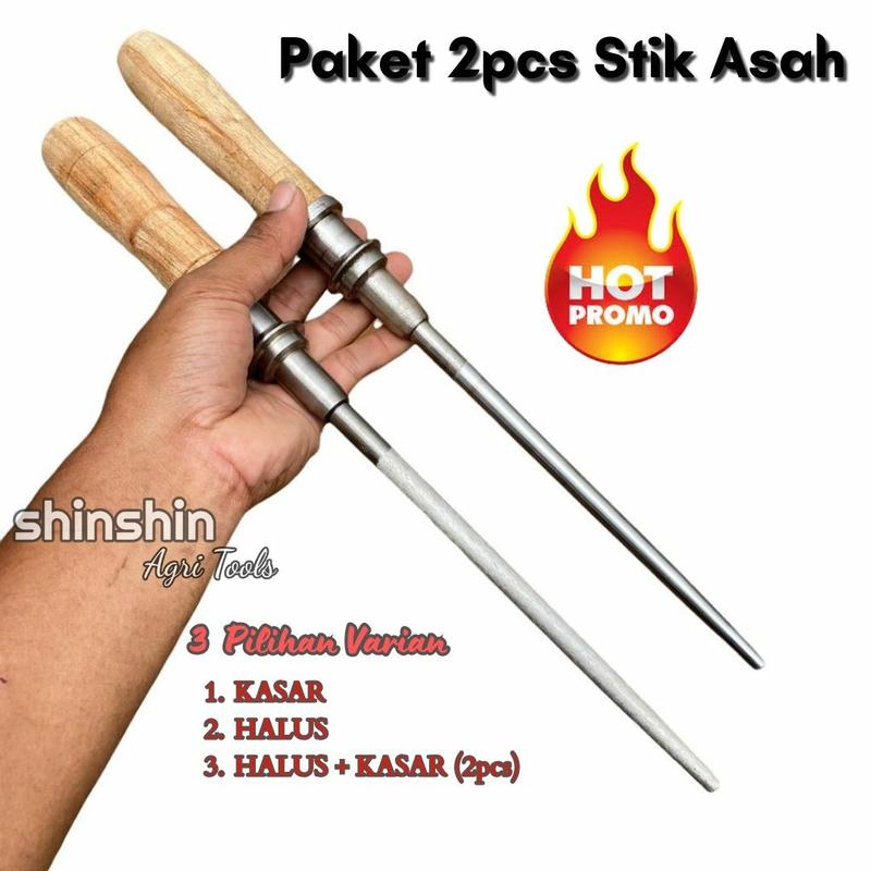 Product Introduction of Paket 2 Stik Asah dan Varian Kasar dan Halus (BISA ECER) - Sharpening Bar Honing Bar Gunting Pisau - Asah Ungkalan/ GRATIS BENIH KANGKUNG 9