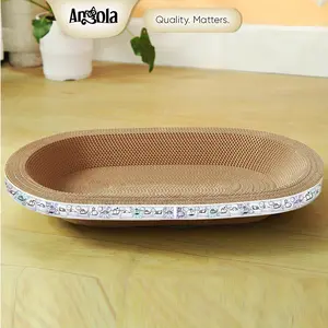 ANGOLA Papan Garuk Kucing Anjing M33-M35 Cat Scratch Board Extra Tebal Garukan Hewan Peliharaan / Cakaran Kucing / Tempat Tidur Kucing / Papan Garuk Mainan Kucing Cat Toys