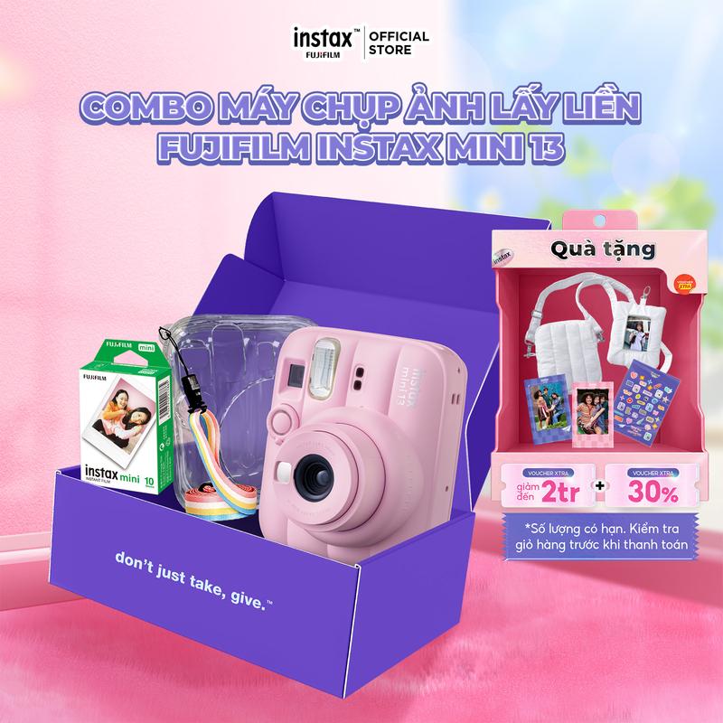 Combo instax Mini 13 - Máy Ảnh Chụp Lấy Liền Fujifilm instax Mini 13