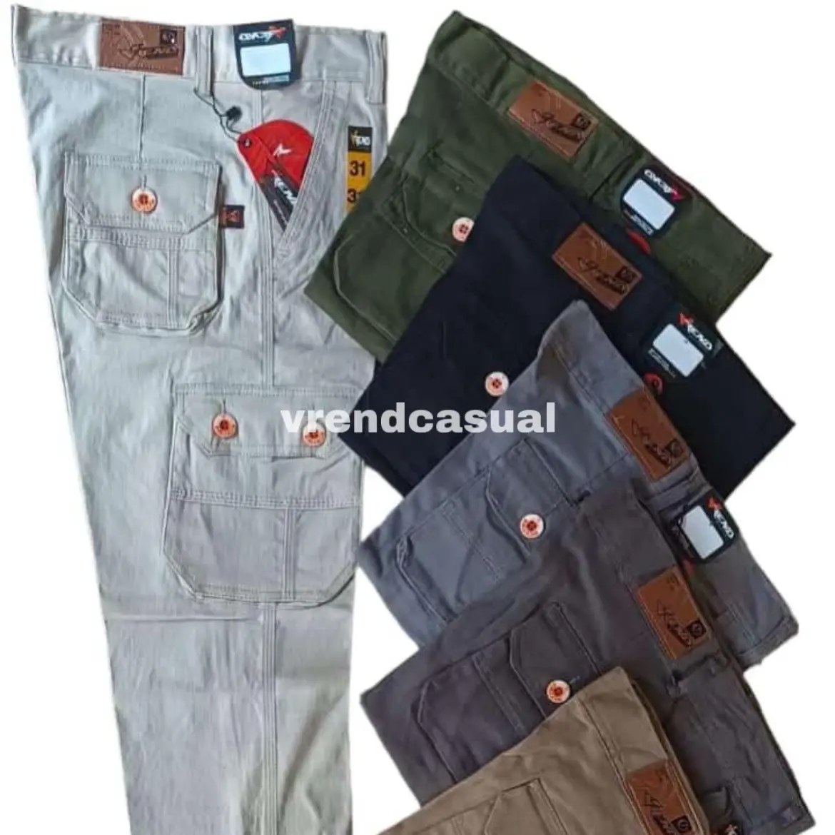 Celana cargo panjang premium