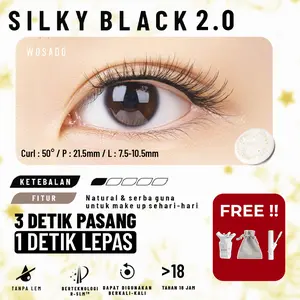 (SILKY BLACK) WOSADO 2.0 Bulumata Magnetic Natural Look Eyelash Extention