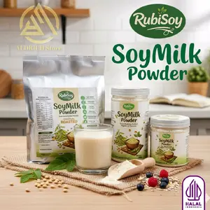 RUBRICA Susu Bubuk Kedelai Murni Premium Soy Milk Powder Kemasan 400 gr Drink