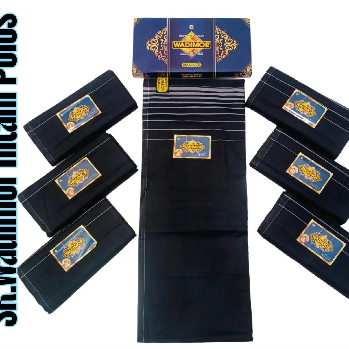 sarung wadimor hitam salur