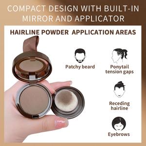 ฟิลเลอร์แป้งไรผม, KATELYN, กันน้ำและกันเหงื่อ, สำหรับเงาไรผม, ปกปิดและแก้ไขอย่างเป็นธรรมชาติ, แป้งเสริมไรผม