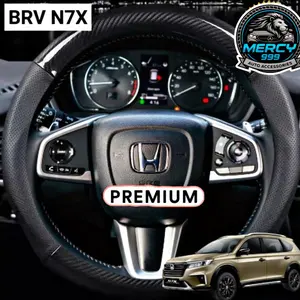 Cover Sarung Stir Setir Kulit Karbon Carbon Mobil Honda HONDA BRV BR-V N7X 2024 2025