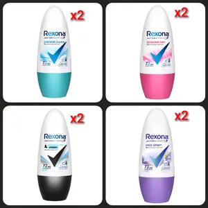PAKET 2PCS Rexona Dedodorant ROLL ON Women 45ml