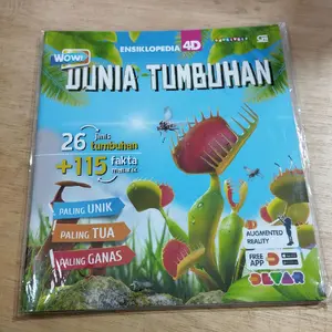 Buku Original Ensiklopedia 4D Wow Dunia Tumbuhan