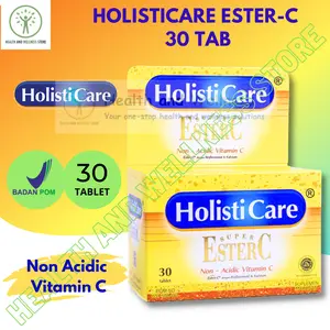 ESTERC ESTER C HOLISTICARE 30 TABLET VITAMIN C TIDAK ASAM