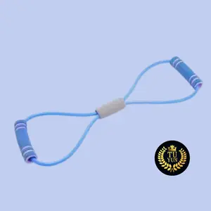 Tali Yoga Stretching Tali Olahraga Senam Gym Otot Fitness Elastis PortableTali Stretching Rope Olahraga / Tali Karet Elastis Stretch Rope Fitness Gym/ Karet Tension Yoga Gym Resistance Outdoor Sport AP304