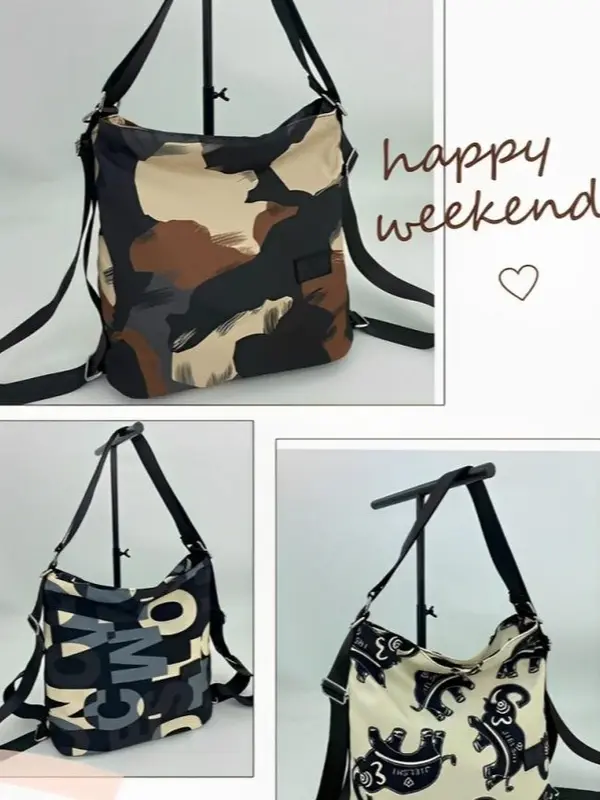 SELEMPANG ARUNA  1859-3# Tas Selempang Wanita Dan Backpack Kekinian Dengan Ukuran Sedang Sudah Dilengkapi Tali Selempang Berbahan Parasut Dengan Motif-motif Terkini Cocok Dipakai JAlan-jalan Dan Bekerja Dewasa Perempuan 8