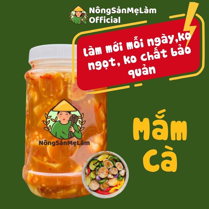  Mắm cà đu đủ miền Trung nông sản mẹ làm - cà pháo đu đủ ăn với cơm bún thịt luộc - cay chua #NSML Food cay 