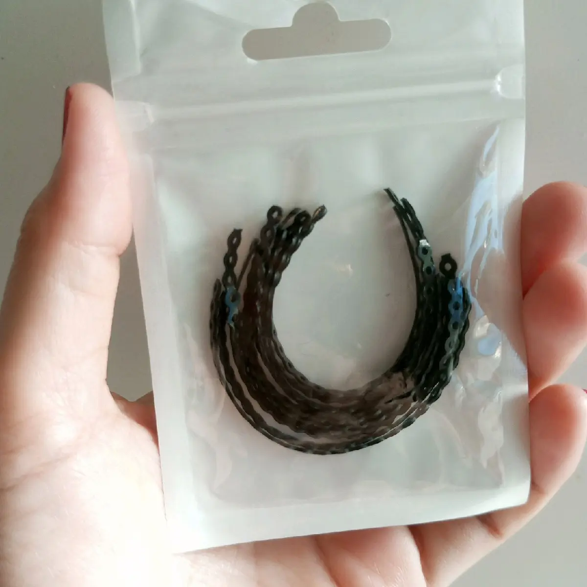 karet sambung warna hitam isi 10.pcs