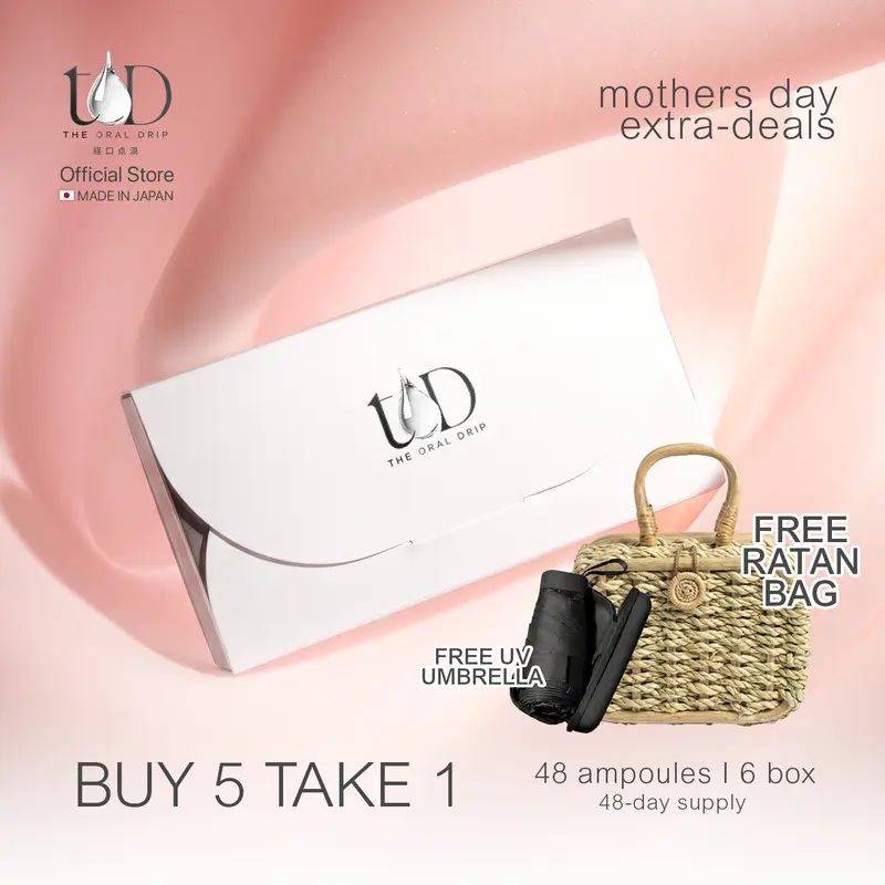 BUY 2 TAKE 1 with FREE RATAN BAG] The Oral Drip S-Acetyl Glutathione Drink  | Liquid Glutathione Supplement with Vitamin C, B-Complex & Grape Extract |  Wellness Drink - TikTok Shop Philippines