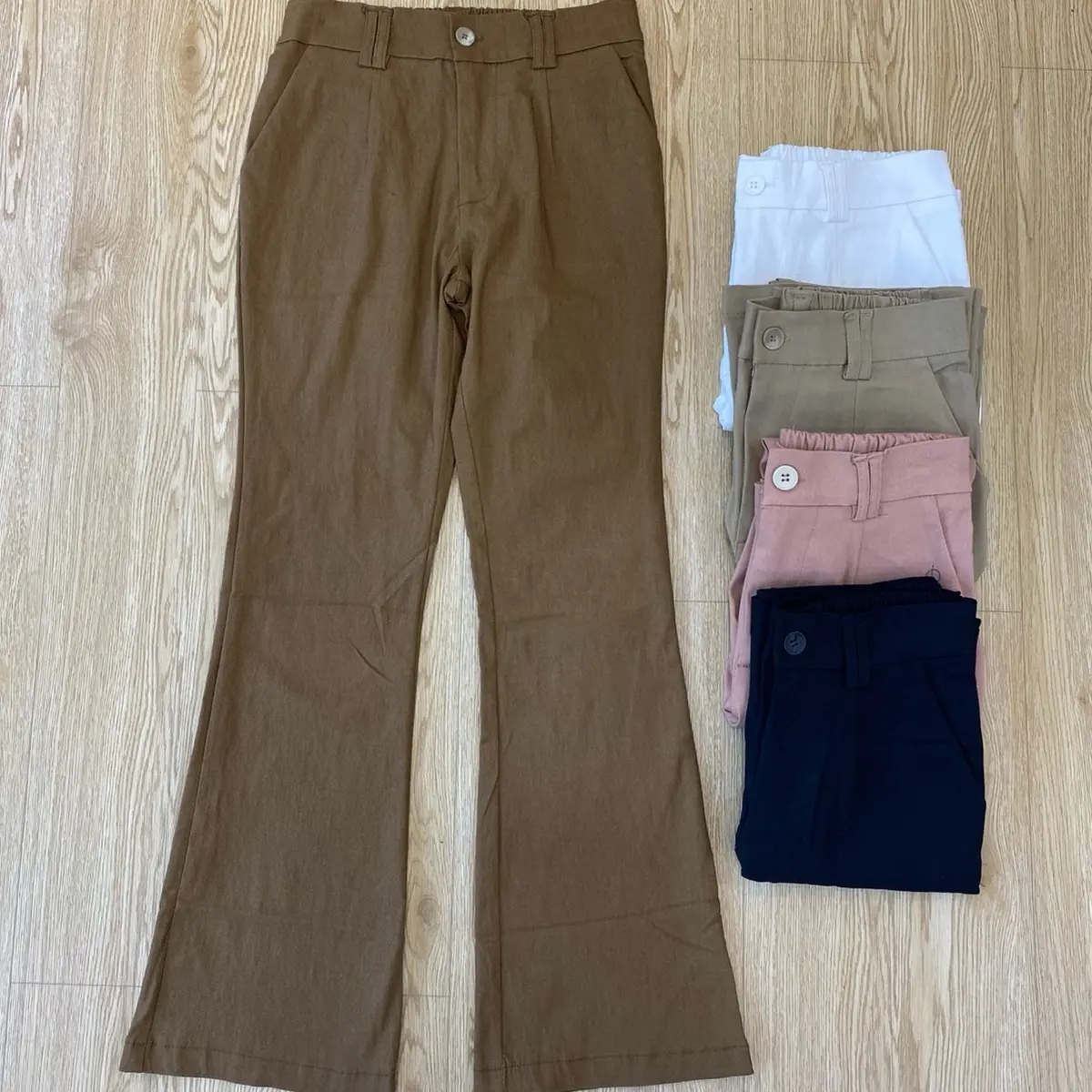 Celana cutbray wanita panjang bahan katun twil