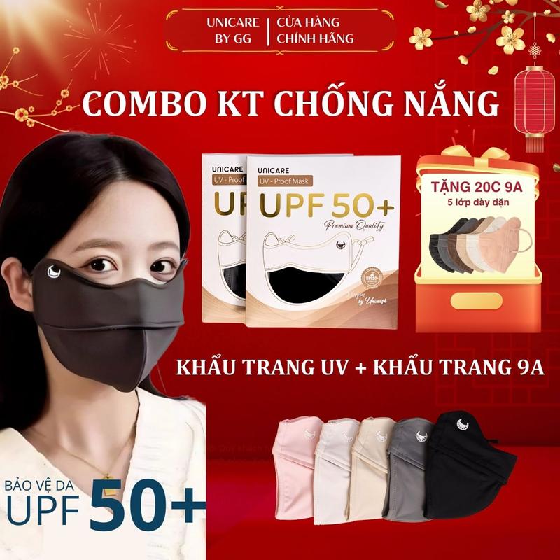   Tặng 20C 9A  Combo 2 Chiếc Khẩu Trang vải Chống Nắng Bảo Vệ Da + Tặng kèm 20c khẩu trang 9A 5 lớp dày dặn Khẩu trang vải Chất Lụa Băng Có Gọng Vải 2 Lớp Mềm Mịn Thông Thoáng Chống Tia Cực Tím 