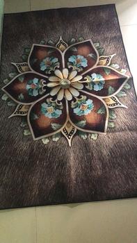 Product Review of RAJA - Karpet Lantai Eropa Anti Slip Bahan Polyester Alas Karet Motif Estetik Karpet Ruang Tamu Modern Carpet from S**️ 1