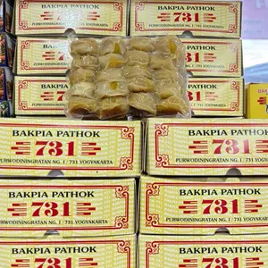 Bakpia Basah Kacang Hijau/ Aneka Rasa Isi 20pcs Kemasan Vakum/ Bakpia Pathok Jogja