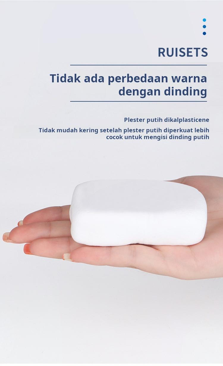 【Beli 1 Gratis 1】Dempul Penyegel Lubang AC, Putih Murni yang Ditingkatkan, Tahan Suhu Tinggi, Penyegelan dan Perbaikan Kebocoran, Tahan Air dan Api