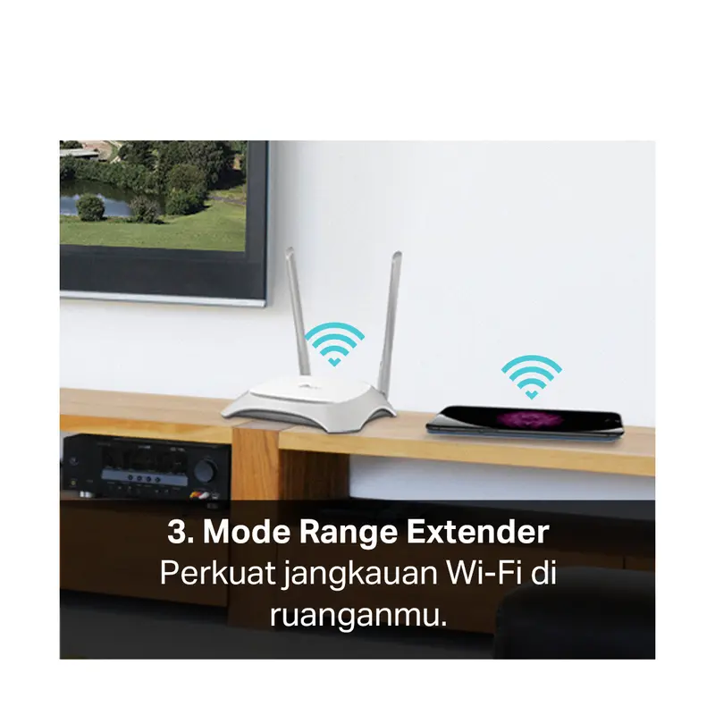 TP-Link TL-WR840N | 300Mbps WiFi N Router I IPv6 IPTV | Router | Access Point | Extender | WPA3 | Best Seller 5
