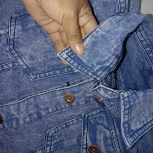 Jaket Jeans Wanita Lengan Panjang Kain Tebal Model Terbaru