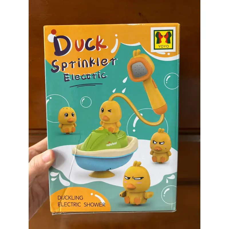 Mainan Mandi Kepala Shower Bentuk Bebek Untuk Bayi / Anak Mainan Semprotan Air Bentuk Bayi Bebek Untuk Balita 3IN1