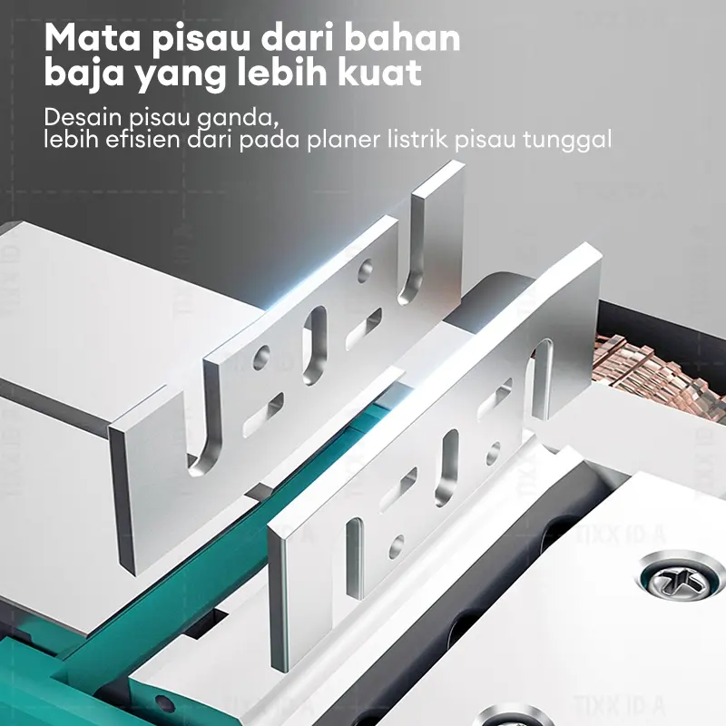 REAIM Mesin Serut Kayu Planer 680W, Electric Planner, Mesin Serut Tangan, Cocok untuk Memoles dan Memotong Kayu, Alat Serut Kayu, Mesin Planer Kayu, Mesin Pemoles Kayu, Alat Pemotong Kayu, Planer Elektrik, Mesin Serut Kayu Multifungsi, Planer Tangan Kayu 3