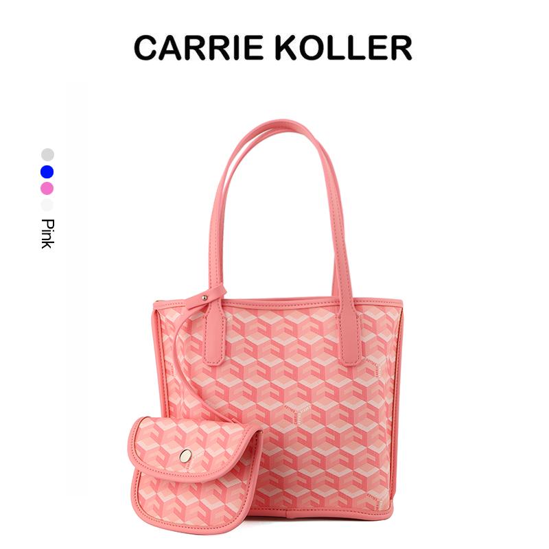 【CARRIEKOLLER】Tas Wanita Tote Bags Large Capacity Fashion Printed Shoulder Bags