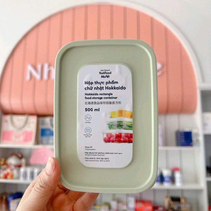 Hộp thực phẩm chữ nhật 500ml