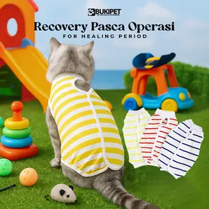 Baju Kucing Anjing Aksesoris Hewan Lucu Cowok - Baju Operasi