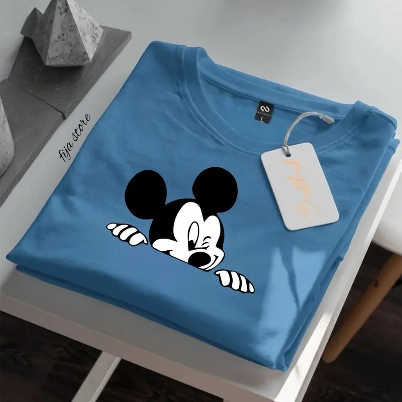 Kaos Branded Fashion Stayle import Kaos Wanita Kaos pria Lengan Pendek Elegan Katun Baju Atasan Polos Distro Oversize Dewasa Motif Panjang Tshirt Cewek Keren Santai 7