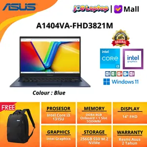 Asus A1404VA-FHD3821M Blue i3 1315U Win11 OHS