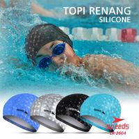 Gambar SPEEDS Swimming Cap Topi Renang Penutup Kepala saat Renang Bermotif Silicone Swim Cap 017-2604 - 2601ABU dari Calaryindo Kota Surabaya 2 Tokopedia