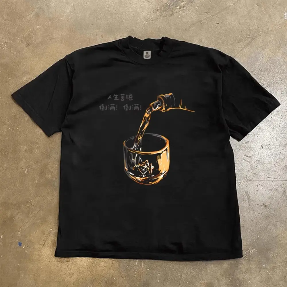 *Ready stock* T-shirts for men Super cool T-shirts Bar entertainment design Super good quality Unisex T-shirts Boutique tops