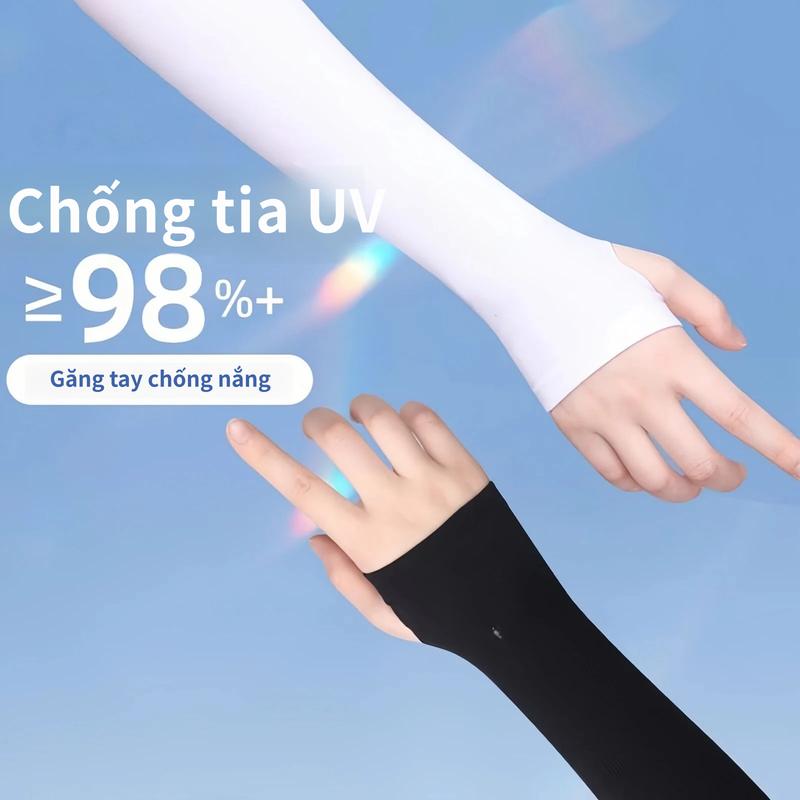 Bọc tay chống nắng mát lạnh, chất liệu vải Ice-Cool, chống tia UV UPF50+, đi phượt không lo đen da, giảm giá trong hôm nay!