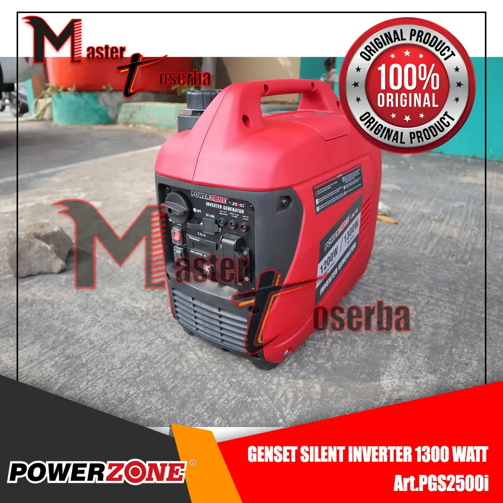 Genset Silent Inverter generator 1300 watt 220 V PGS 2500i
