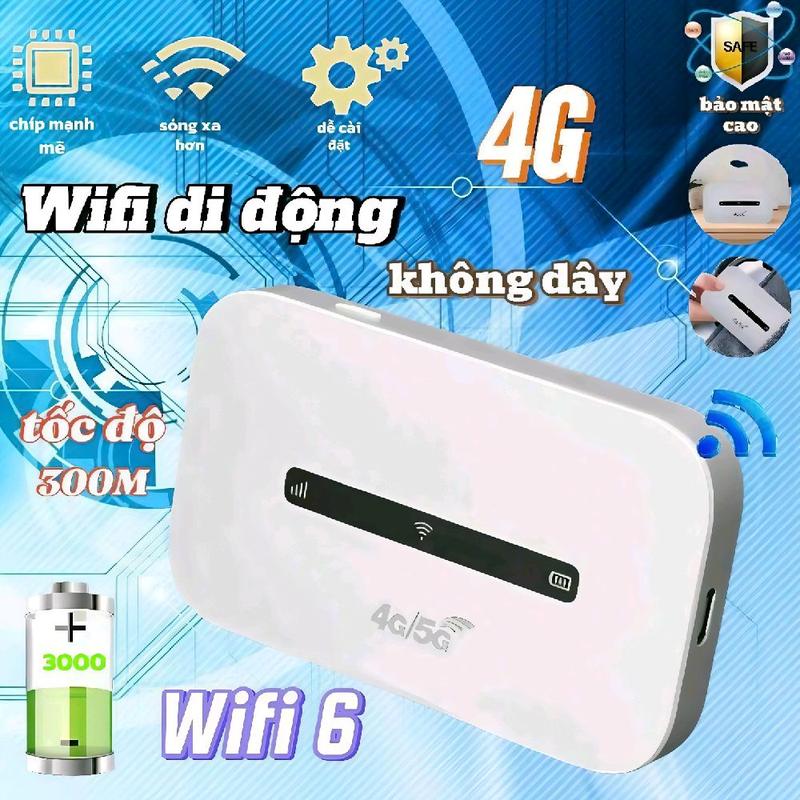 Cục phát Wifi lắp sim 4G pin 3000mAh dùng 8-10 tiếng