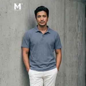 Kemeja Kerah Waffel Ecru Meguro Project KKW - Casual Premium Bahan Premium Cotton 20s Regular Fit