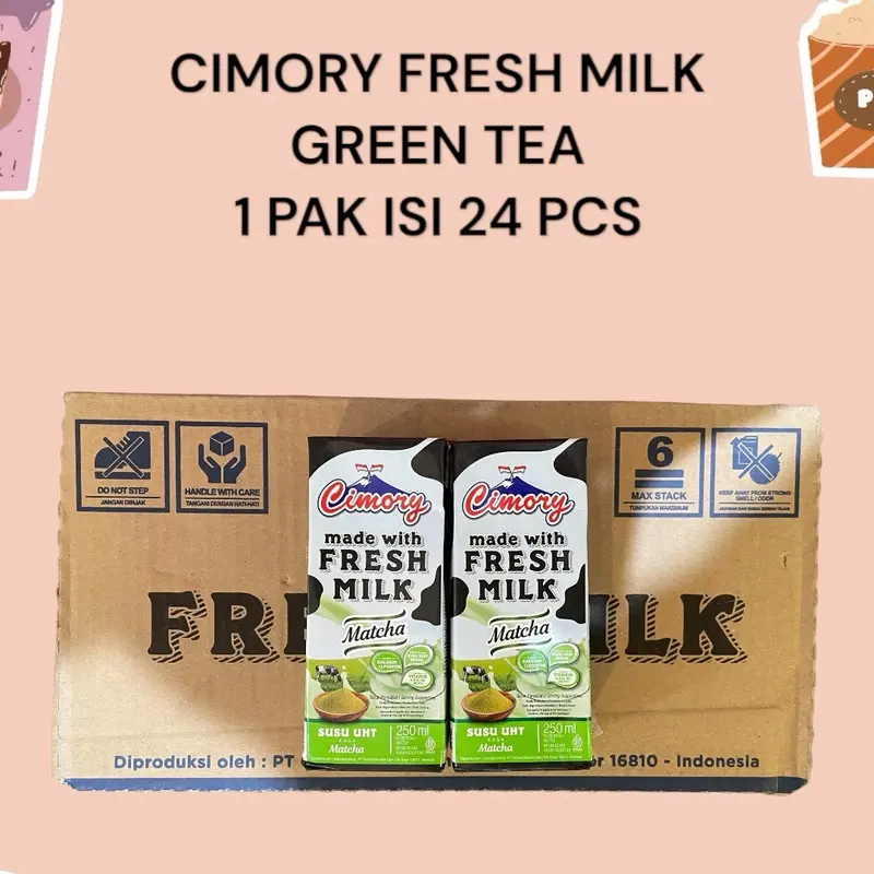 Cimory Fresh Milk Matcha 250ML x 24 Pcs 0