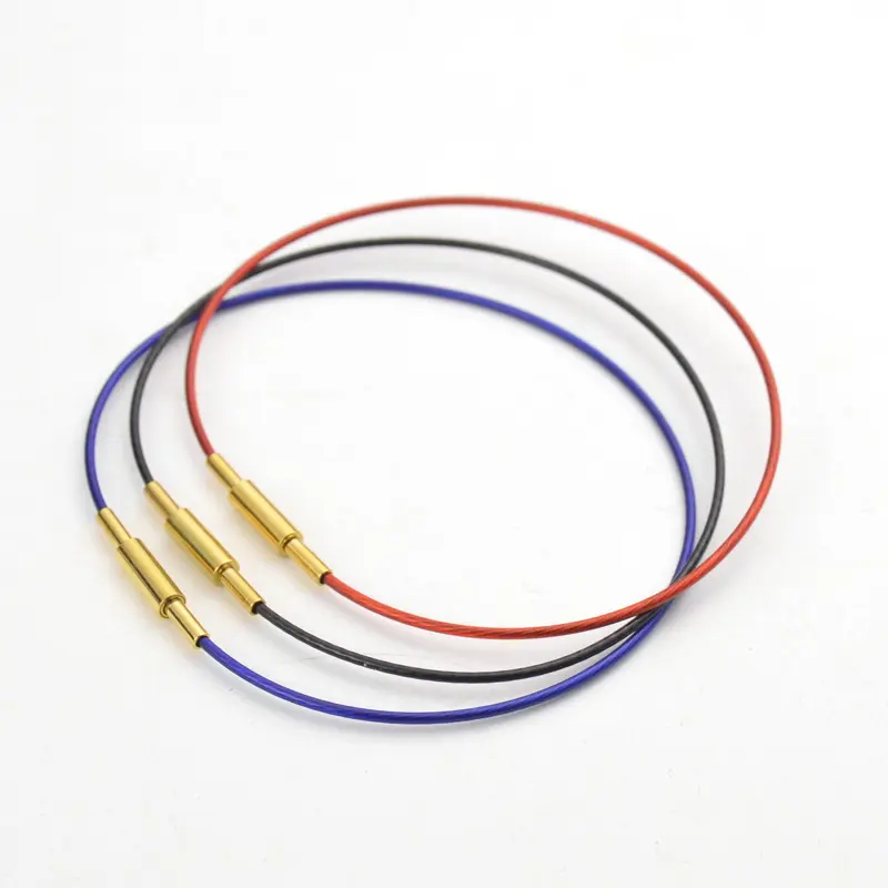1MM thin steel wire rope bead bracelet small hole gold transfer bead gold bead bead bead bead red rope bracelet rope