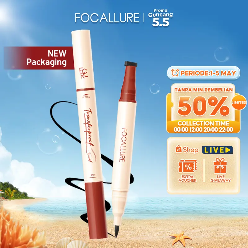 [Official] Focallure #TransferproofHero Precise Line Winged Eyeliner Stamp 2-in-1